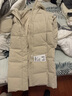 波司登25年冬季羽绒服90绒女士修身超长款休闲加厚连帽立领外套 实拍图