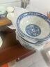 HKML碗盘碟套装家用景德镇碗筷陶瓷器吃饭碗菜盘面汤碗鱼盘勺组合餐具 蓝青花2碗2盘2勺2筷 实拍图