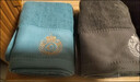 洁丽雅（Grace）新疆长绒棉A类毛巾2条装 纯棉加厚柔软面巾吸水洗脸巾 深灰+深棕 实拍图