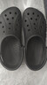 CROCS卡骆驰洞洞鞋贝雅男鞋女鞋轻便耐磨一脚蹬拖鞋休闲鞋|10126 黑色-001 39 (240mm) 实拍图