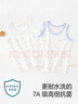 贝瑞加（Babyprints）宝宝背心2件装A类纯棉儿童吊带无袖坎肩四季护肚内衣 皇冠90 实拍图