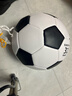 361°足球标准4号球5号球儿童成人青少年中考专业训练比赛耐磨五号球 【5号】经典黑白丨PU弹性好 实拍图