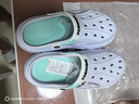 反季清仓洞洞鞋男款防滑踩屎感软底包头拖鞋户外运动开车沙滩凉鞋 白兰 43 【建议拍大一码】 实拍图