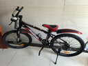 凤凰（Phoenix）儿童自行车山地车学生车脚踏车6-12-18岁童车 霸道 黑红色 24寸 实拍图