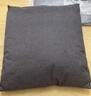 皮尔卡丹（pierre cardin）抱枕靠垫 纯色亚麻风可拆洗午睡枕办公靠枕汽车腰靠 烟灰 45*45cm 实拍图