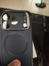 亿色（ESR）自带支架适用iPhone17pro手机壳苹果17pro保护套磁吸壳相机按键镜头全包隐形支架SGS防摔深蓝 实拍图