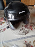 雅迪冬季防寒保暖头盔3c认证新国标A类摩登光芒电动车摩托车自行车助力车通用 黑色 实拍图