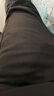 罗蒙（ROMON）休闲裤男商务休闲时尚职业西装裤弹力修身加绒裤子男装黑色33 实拍图