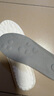 足力健乳胶鞋垫女软底四季踩屎感久站不累男运动减震 灰色1双 35-36码 实拍图