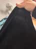 龙牙隐之云榕美丽诺羊毛圆领/V领/半高领毛衣秋冬男士内搭休闲上衣 极夜黑（V领） M 175/96A 实拍图