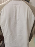 优衣库男装女装宽松插肩袖T恤/休闲长袖上衣484016 31 米色 L /175/100A 实拍图