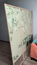 祥朗实木屏风隔断玄关现代简约可移动折叠家用遮挡帘客厅新中式推拉 玉兰花 1.8米高X0.5米宽一扇 实拍图