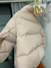优衣库童装男童女童蓬松羽绒茄克外套夹克羽绒服478148 10 水粉色 140 实拍图