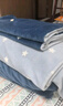 多喜爱家纺牛奶绒三四件套法兰绒珊瑚绒秋冬加厚保暖暖暖绒撸猫感被套床 繁星入梦 1.5米床 床单款 （被套203*229cm） 实拍图