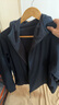 优衣库女装双面穿防风摇粒绒拉链连帽外套户外防水冬季新款479697 479697/09黑色 L 实拍图