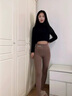 MOXTOC德绒蚕丝无痕羊毛裤校服神器加绒加厚保暖裤女棉毛裤冬季秋裤内穿 【德绒发热+羊毛+蚕丝】德绒咖 L （建议110-130斤） 实拍图