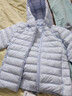 雪中飞轻薄羽绒服女连帽短款90绒秋冬季修身显瘦舒适轻暖便携保暖外套 实拍图