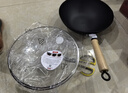 京东京造 炒锅 铁锅炒菜电磁炉燃气灶平底【健康无涂层】进口极铁带盖30cm 实拍图