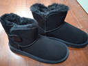 回力女鞋雪地靴女冬季新款加绒保暖棉鞋短靴 0835 黑色｜中筒款 39 实拍图