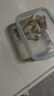 GLASSLOCK进口耐热玻璃保鲜盒微波炉饭盒上班学生便当盒餐盒3件套 配便当包 实拍图