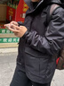 迪卡侬冲锋衣三合一户外冬季羽绒服夹克曜石黑男款S-5245197 实拍图
