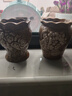 仟尚亿多肉花盆陶瓷个性简约室内植物创意粗陶花盆栽花盆透气大口径组合 GJ慕慕组合2个 中等 实拍图