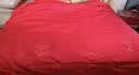 水星家纺结婚床上四件套全棉100%红色婚庆床单被套新婚礼物中式刺绣1.8m床 实拍图