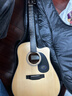 萨伽（SAGA） 吉他sf700单板面单民谣萨迦木吉他入门初学者萨嘎乐器 41英寸D桶SF700C原木色缺角 实拍图