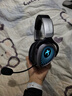 西伯利亚（XIBERIA）K05S电竞游戏无线耳机头戴式 电脑耳麦7.1声道15ms无感延迟 四模蓝牙/有线/2.4G/手机 吃鸡FPS专用 K05S【铁灰】 实拍图