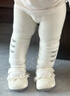 尼多熊儿童打底裤秋冬女童连裤袜白色婴儿加厚加绒外穿毛圈保暖裤袜 实拍图