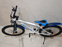 凤凰（Phoenix）儿童自行车山地车男女学生脚踏车6-15岁童车 霸道 白蓝色 22寸 实拍图