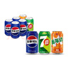 百事可乐Pepsi 可乐*4+7喜*1+美年达*1 碳酸饮料 汽水330ml 混合装 实拍图