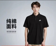 耐克(NIKE)男短袖T恤 POLO衫 纯棉 运动休闲 CJ4457-010 黑色L 实拍图