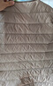 雪中飞经典新款基础舒适轻薄羽绒便捷短款保暖羽绒小马甲轻盈便携舒适 浅亚麻|7100-女 M 165/88A 实拍图