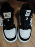 回力女鞋冬季加绒保暖高帮板鞋女厚底增高时尚运动休闲鞋子女 白黑 37 实拍图