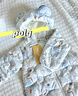 巴拉巴拉童装婴儿连体衣轻薄羽绒服宝宝衣服2025冬装抱衣爬服男童女童萌趣 白蓝色调-白鸭绒 90 cm-充绒量47g 实拍图