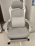 椅品汇办公室可躺午休椅子大角度躺椅人工力学椅久坐舒适午睡老板电脑椅 极白-带搁脚-160°可躺-四级气杆 实拍图
