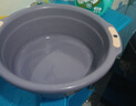 本迪大号加深洗脸盆38cm单个装学生宿舍洗衣加厚塑料盆泡脚盆颜色随机 实拍图
