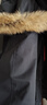京东京造【进口极寒95鹅绒服】羽绒服男外套女冬季新款中长款 曜石黑 XL 实拍图