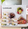 乐扣乐扣（LOCK&LOCK）耐热玻璃保鲜盒微波炉饭盒上班族便当盒学生水果饭菜餐盒6件套 实拍图