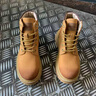 H8马丁靴男2025新款情侣女真皮户外登山鞋高帮工装鞋子英伦风大黄靴 K-大黄靴【二层牛皮】 42 男码 实拍图