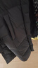 黑冰【清仓】秋冬女过膝长款鸭绒连帽轻量保暖防风羽绒服外套 FAF8961 黑色 L 实拍图