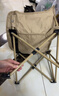 牧高笛（MOBIGARDEN）折叠月亮椅 户外露营便携懒人椅躺椅露营椅子 NX25665013 细沙黄 实拍图