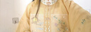 重回汉唐溶溶月竖领对襟袄马面裙套装原创明制汉服女款秋冬款 浅黄色竖领对襟袄现货 M 实拍图