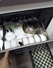 志高（CHIGO）嵌入式消毒柜家用小型厨房碗筷餐具多功能三层120L大容量立式高温消毒碗柜 一星级 100L 两层4键标配 实拍图