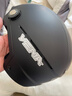 野马（YEMA）3c认证新国标A类365S电动车头盔男女加大码大号大头围夏季摩托车安全帽 皮亚黑配黑茶长镜 实拍图