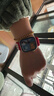 Apple/苹果 Watch Series 10 智能手表GPS款42毫米玫瑰金色铝金属表壳淡桃粉色运动型表带S/M MX1R3CH/B 实拍图