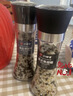口味全 0添加海盐黑胡椒粒研磨盐瓶装鸡胸肉西餐牛排烧烤意面健身餐调料 海盐黑胡椒158g+柠檬黑胡椒128g 实拍图