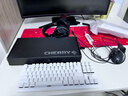 CHERRY樱桃 MX1.1机械键盘 G80-3910游戏键盘 悬浮式无钢结构 87键有线键盘 电脑键盘 白色 红轴 实拍图