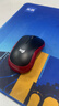罗技（Logitech）M185鼠标 无线鼠标 办公鼠标 对称鼠标 黑色红边 带无线2.4G接收器 实拍图